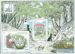 Франция, 2021, Басни Лафонтена, блок